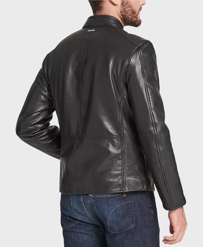 Bloodaxe Motorcycle Leather Jacket for Men Back