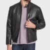 Bloodaxe Motorcycle Leather Jacket for Men Front