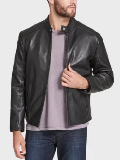Bloodaxe Motorcycle Leather Jacket for Men Front