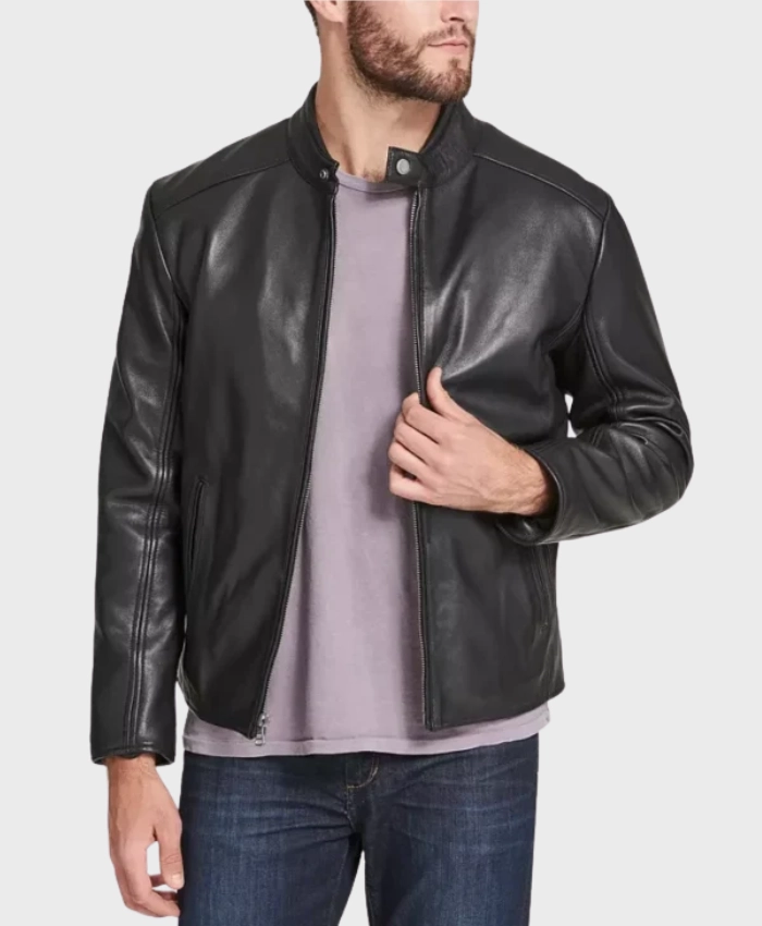 Bloodaxe Motorcycle Leather Jacket for Men Front