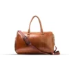 Brown Leather Travel Bag Main