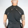 Cross Back Leather Apron Back