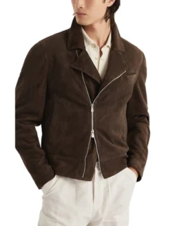 David Suede Biker Jacket Main