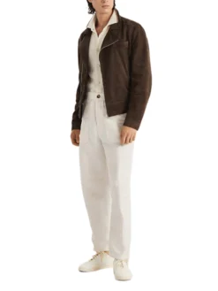 David Suede Biker Jacket Stanf Up