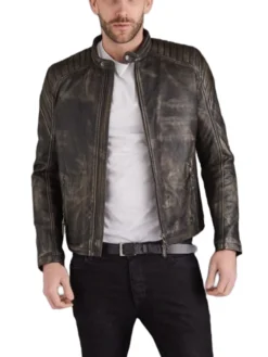 Eric Brown Motorcycle Leather Jacket Main