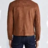 Hardy Brown Suede A2 Bomber Jacket Back