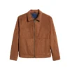 Hardy Brown Suede A2 Bomber Jacket Style