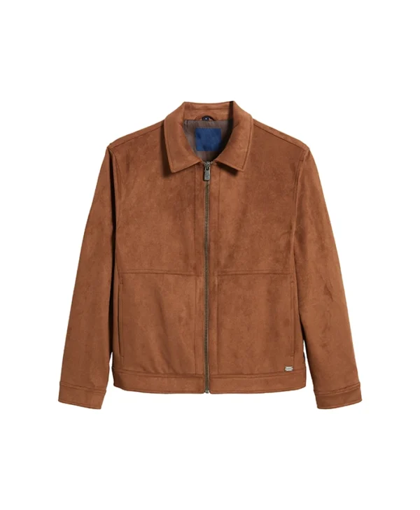 Hardy Brown Suede A2 Bomber Jacket Style