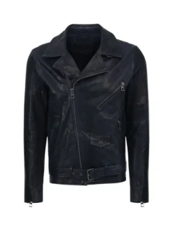 Johnny Leather Mens Vintage Jacket Front