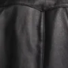 Jonson Mens Leather Shearling Jacket Stitched