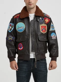 Kennedy Air Force Flight Aviator Jacket Main