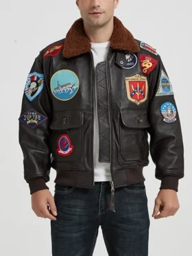 Kennedy Air Force Flight Aviator Jacket Main