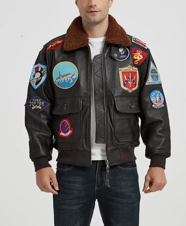 Kennedy Air Force Flight Aviator Jacket Main