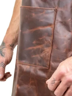 Leather Work Apron Pockets