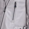 Nyla Motorcycle Leather Jacket Zipper