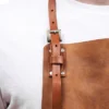 Premium Brown Leather BBQ Apron Head