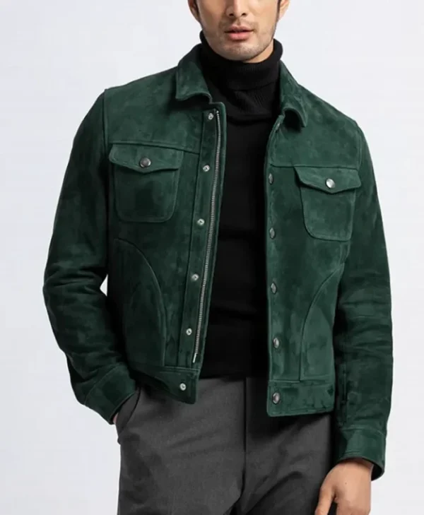 Ted Green Suede Biker Jacket Main