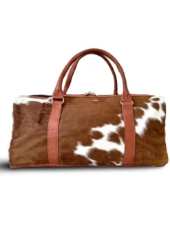 American Cowhide Leather Duffle Bag Main