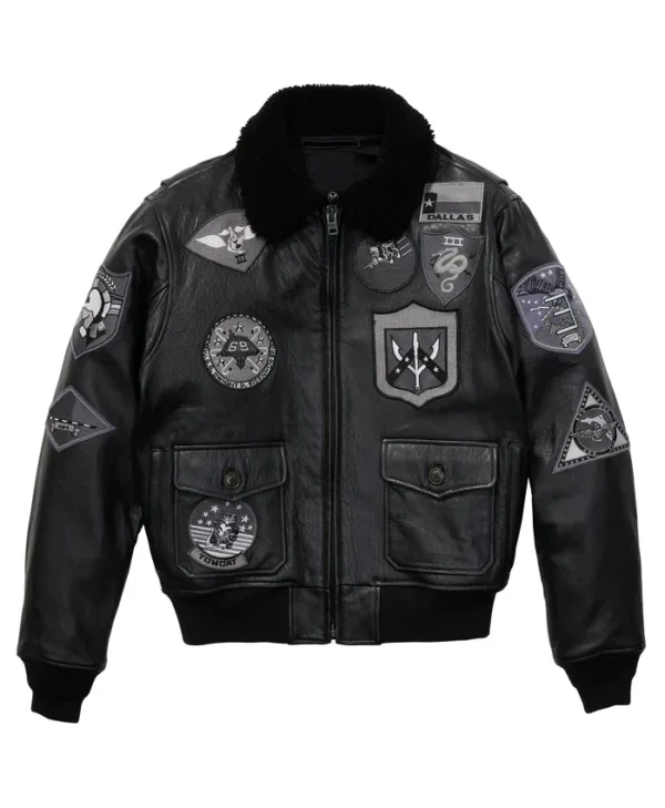Mens Aviator G 1 Flight Jacket Front