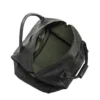 Mens Black Leather Duffle Bag Inner