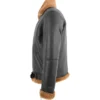 RAF Black B3 Bomber Brown Shearling Jacket Style