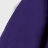 Unisex Purple Drop Down Collar Lettermen Varsity Jacket fur