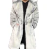 Harry Long Tissavel White And Black Fur Coat Main