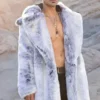 Harry Long Tissavel White And Black Fur Coat Stand