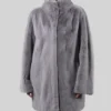 Persian Karakul Lamb Mink Fur Gray Jacket Main