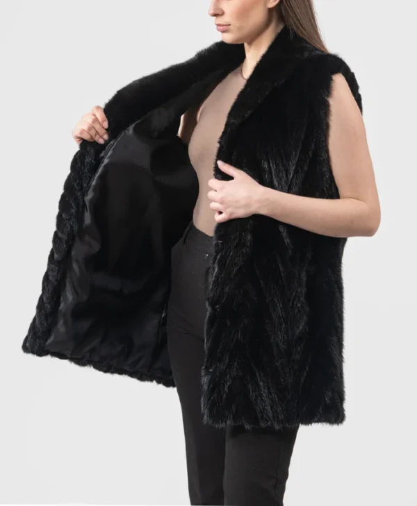Persian Lamb Fur Waistcoat Vest Inner