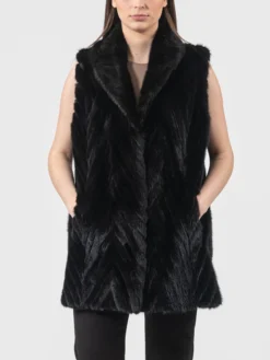 Persian Lamb Fur Waistcoat Vest Main