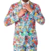 SpongeBob Frenzy Mens Multicolor Suit Main