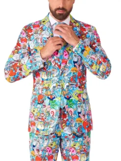 SpongeBob Frenzy Mens Multicolor Suit Main