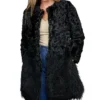 Womens Black Persian Lamb Fur Coat Style