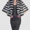 Womens Chinchilla Short Fur Jacket Style
