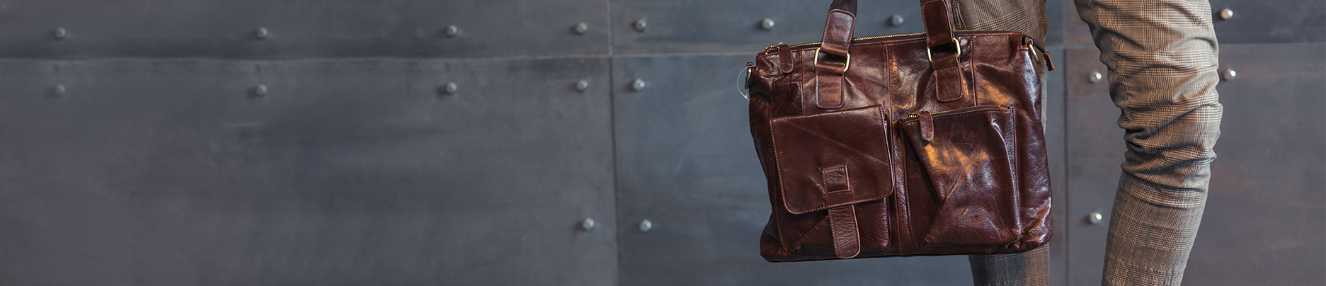 leather bag section