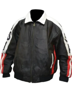 American Flag Leather Jacket