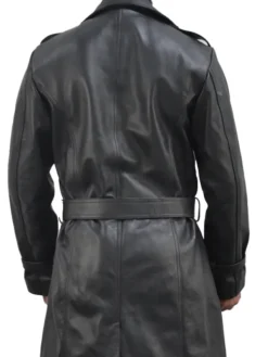 Belted Single Breasted Trench Back