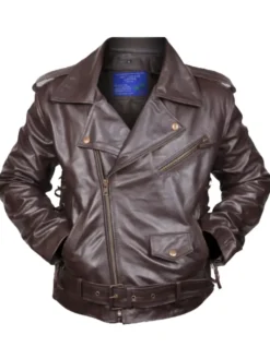 Brown Motorcycle Jacket