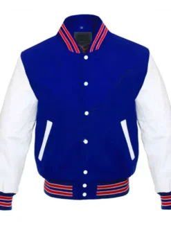 Buy Red White And Blue Letterman Jacket