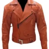 Diamond Quilted Leather Jacket