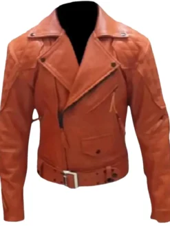 Diamond Quilted Leather Jacket