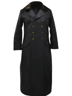German Leather Trench Coat