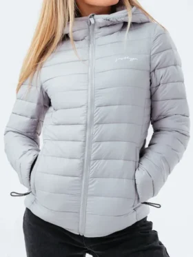 Grey Lightweight Puffer Jacket