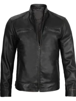 Lamb Leather Moto Jacket