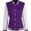 Lilac Varsity Jacket