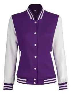Lilac Varsity Jacket