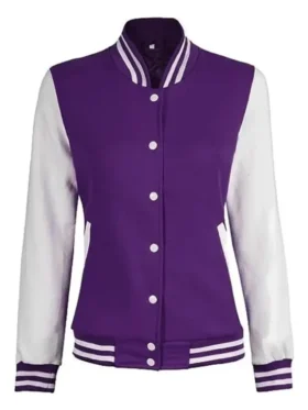 Lilac Varsity Jacket