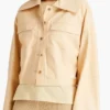 Loulou Studio Sulat Cropped Leather Jacket