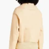 Loulou Studio Sulat Cropped Leather Jacket Back